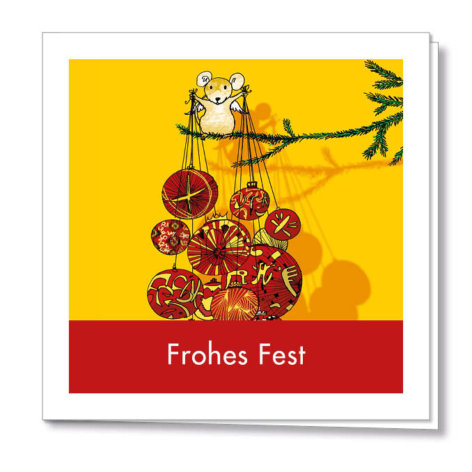 Grußkarte: Frohes Fest