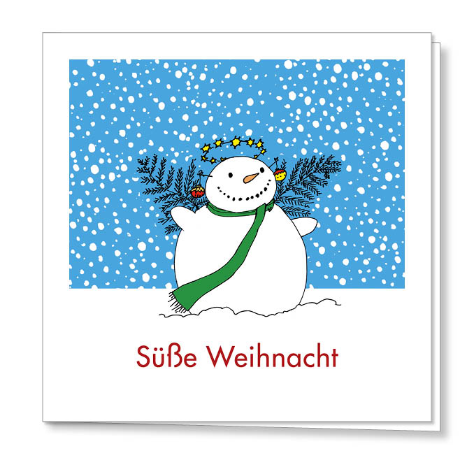 Grußkarte: Süße Weihnacht