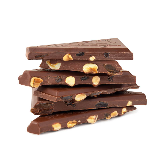Milchschoko 50% Traube & Nuss
