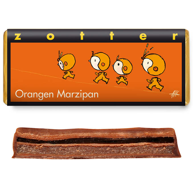 Orangen Marzipan