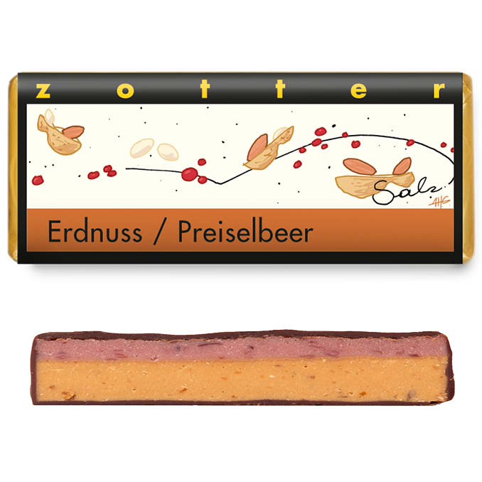Erdnuss / Preiselbeer