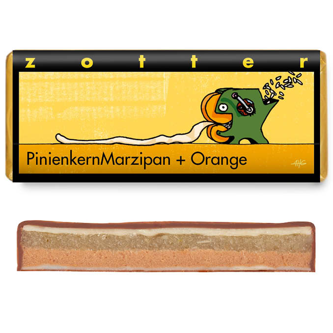 Pinienkernmarzipan + Orange