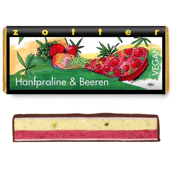 Hanfpraline & Beeren