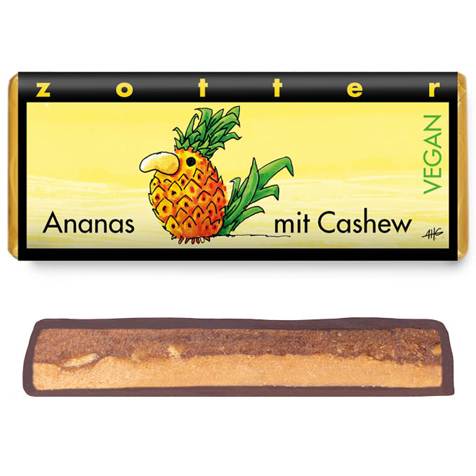 Ananas mit Cashew
