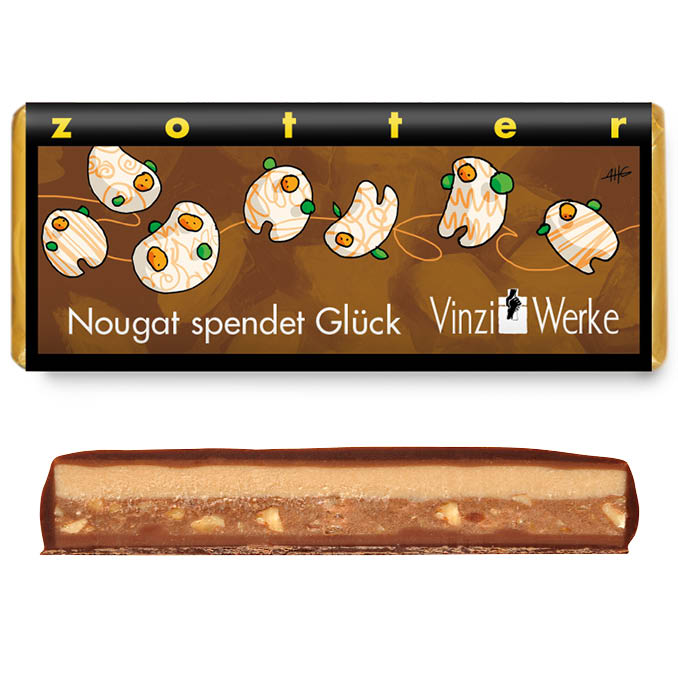 Nougat spendet Glück - VinziWerke