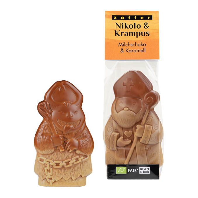 St. Nick & Krampus - Milk Choc & Caramel