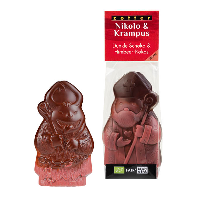 Nikolo & Krampus - Dunkle Schoko & Himbeer-Kokos