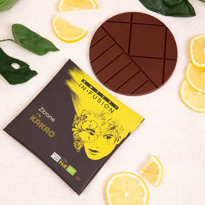 Zitrone in Kakao