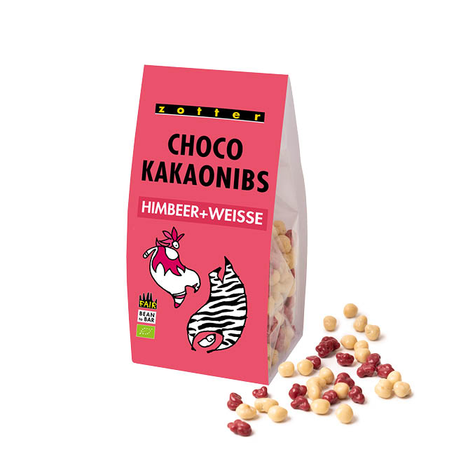 Raspberry + White Choco Cacao Nibs