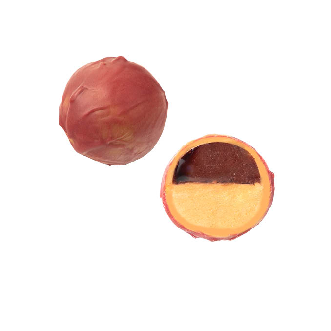 Choc 'n' Roller Raspberry caramel + Caramel Praline