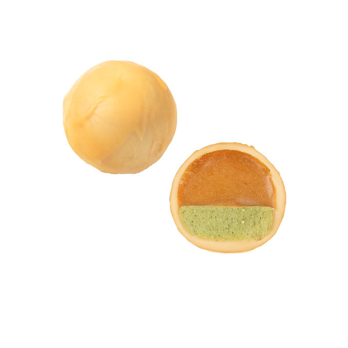 Choc 'n' Roller Marillenkaramell + Kürbiskernnougat