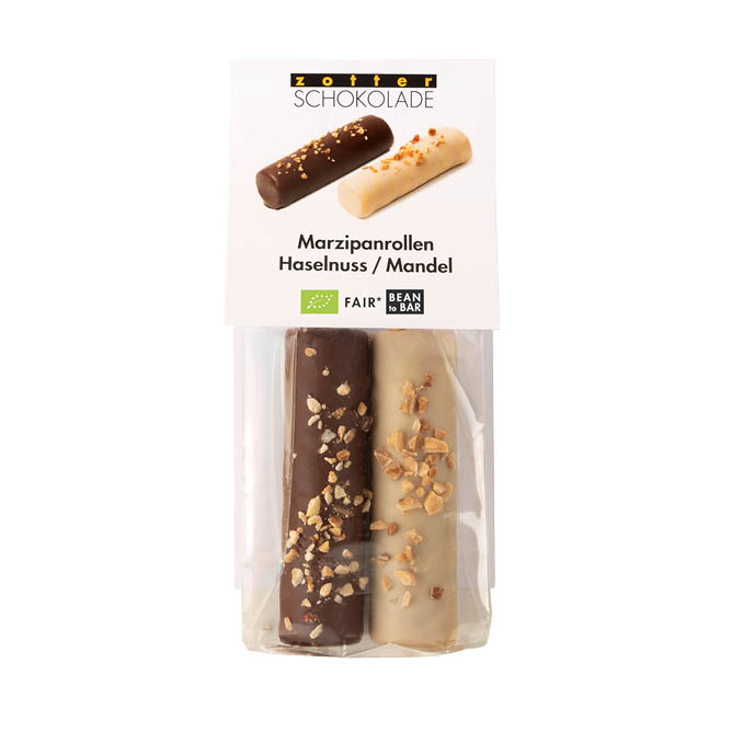 Mandel-Marzipanrolle & Haselnussrolle