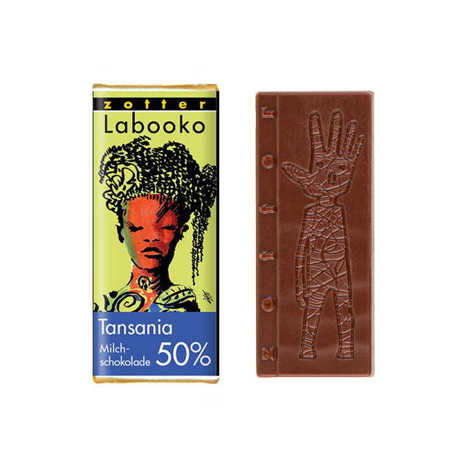 50% Tansania Milchschoko (8g)