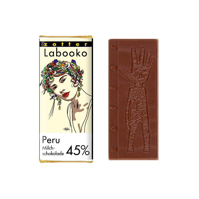 45% Peru Milchschoko (8g)