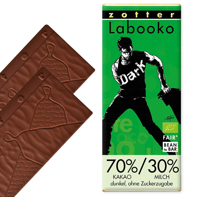70%/30% Cacao Milk Bar Dark Style, no sugar added