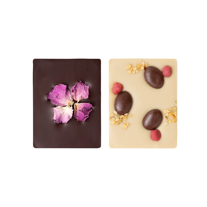 2 Minis Rosenblüten de luxe