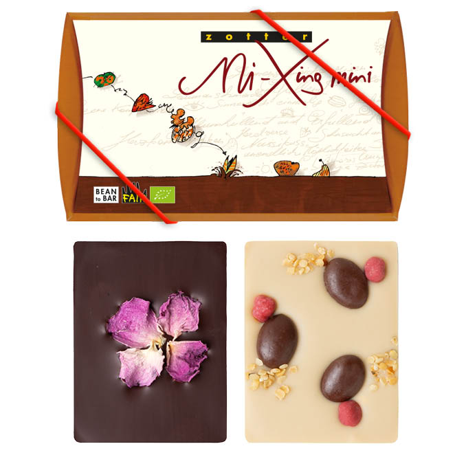 2 Minis Rosenblüten de luxe