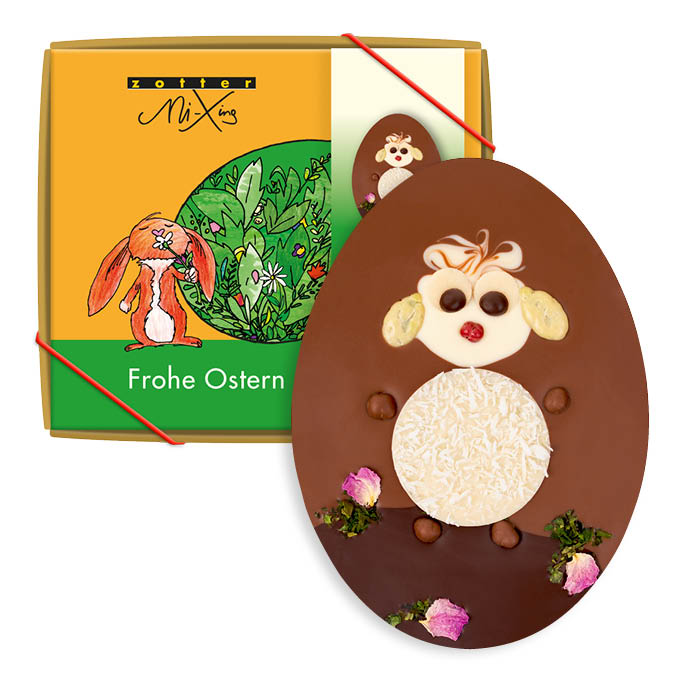 Deluxe Easter Egg with Easter Lamb