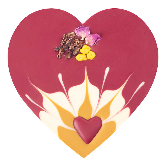 Süßes Himbeer-Herz