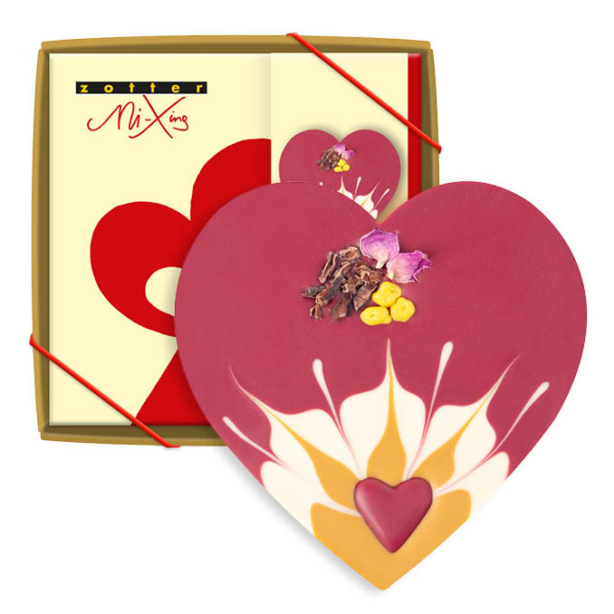 Süßes Himbeer-Herz