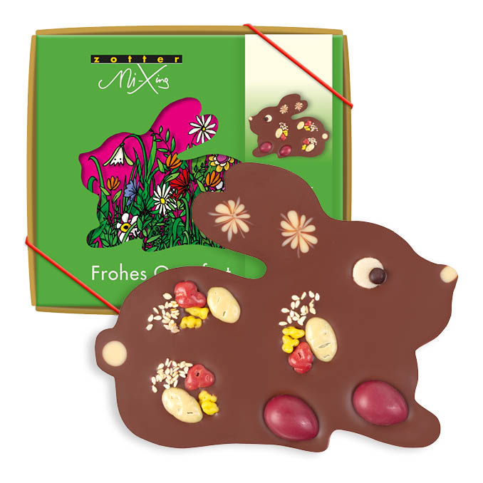 Deluxe Milk Choc & Strawberry Bunny