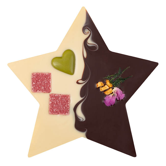VEGAN Black & White Christmas Star