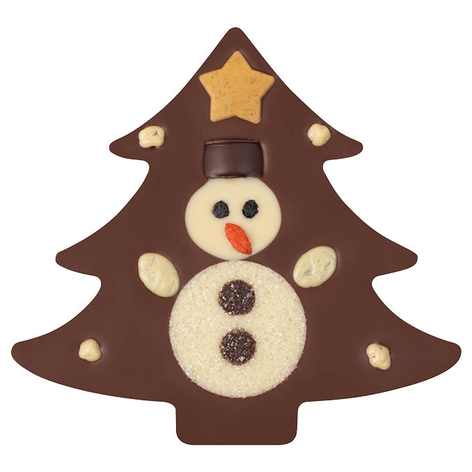 Deluxe Christmas tree with snowman