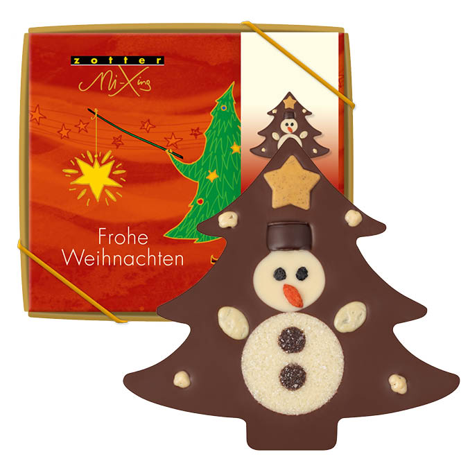 Deluxe Christmas tree with snowman