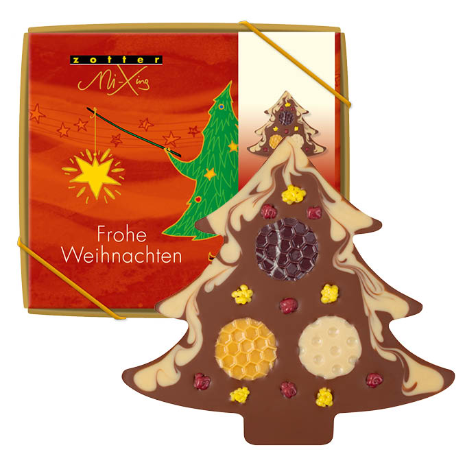Milk chocolate Christmas tree