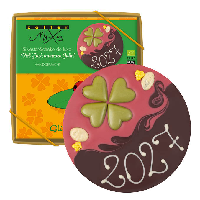 Deluxe New Year's Eve Choc: Good luck in the New Year!
