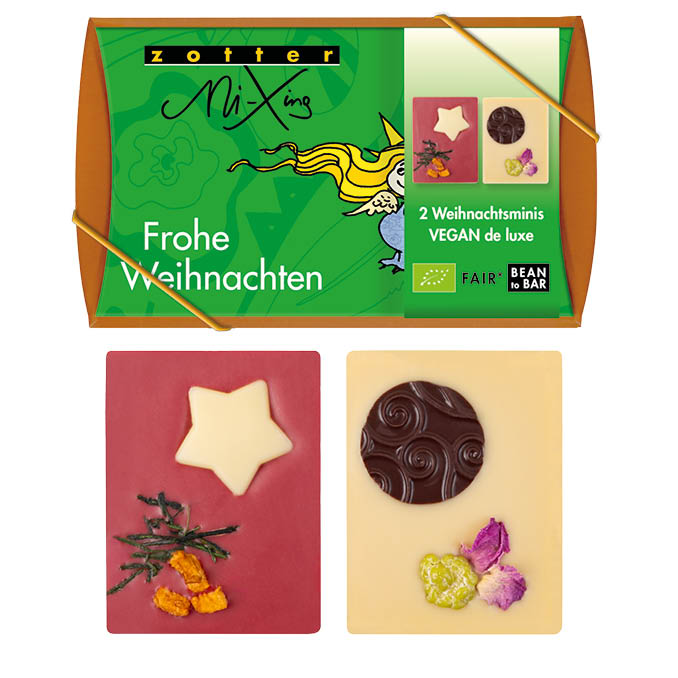 2 Weihnachtsminis VEGAN de luxe