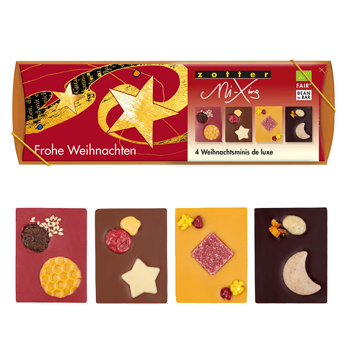 4 Weihnachtsminis de luxe