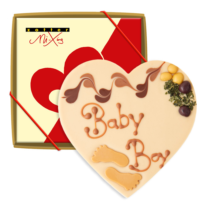 Deluxe Baby Boy Heart