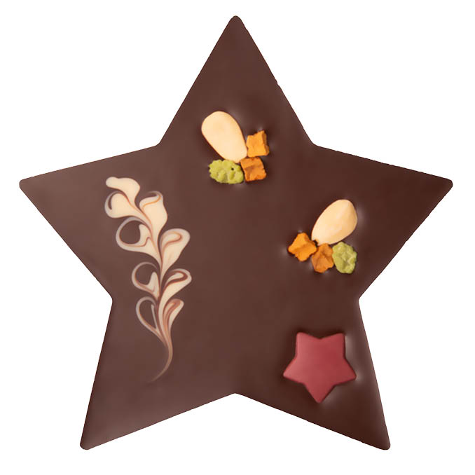 Vegan Dark Chocolate Star