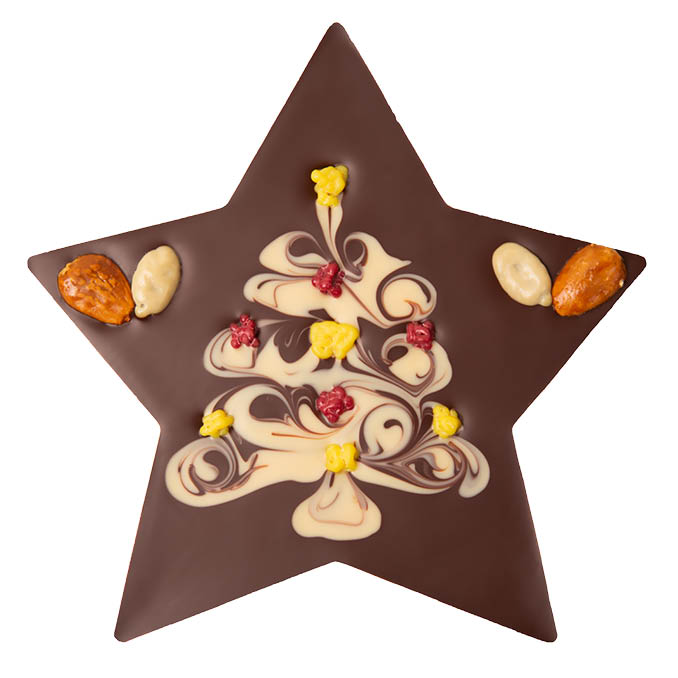 Star with Christmas tree deluxe