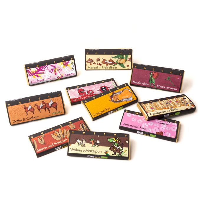 Sample box – hand-scooped 70g exotic/fruity