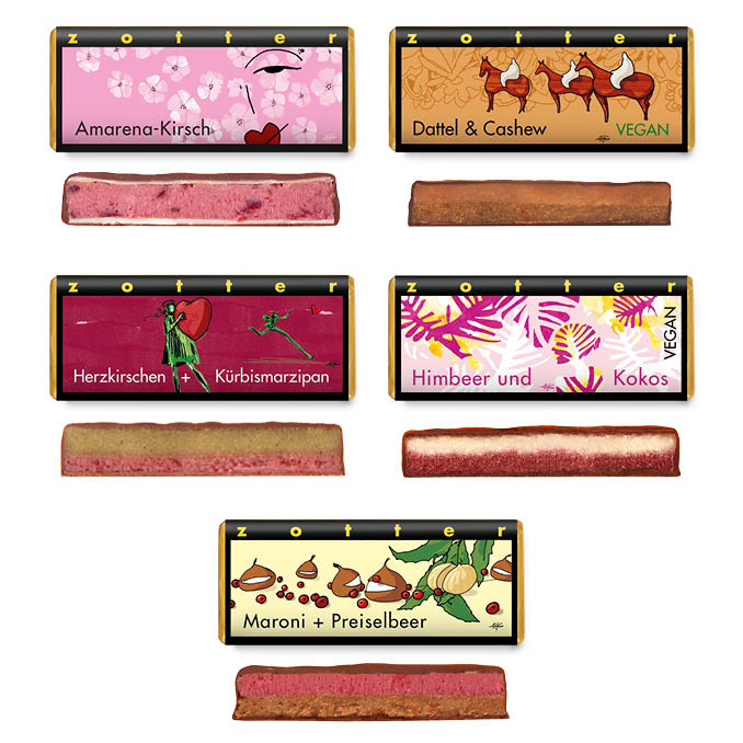 Sample box – hand-scooped 70g exotic/fruity