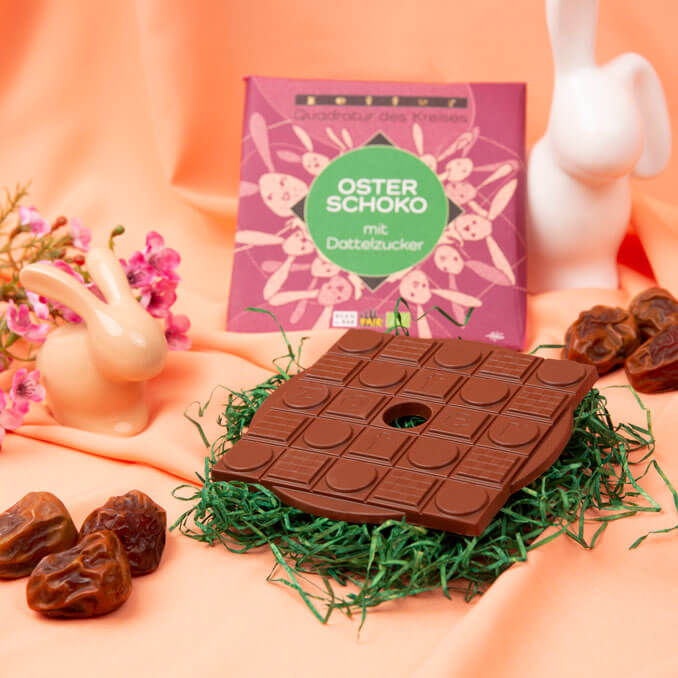 Easter chocolate with Date Sugar