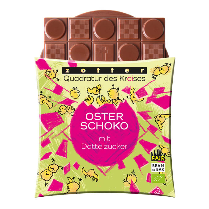 Easter chocolate with Date Sugar