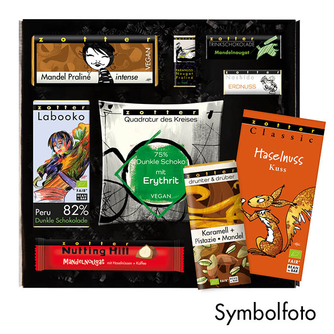 Großes Schoko-Abo - dunkel & nussig (3x)