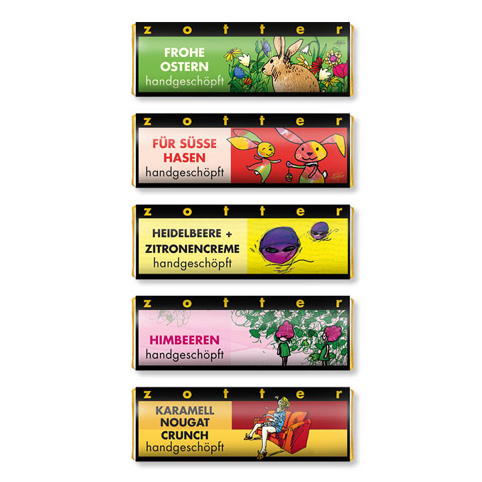 Happy Easter, 5 flavours