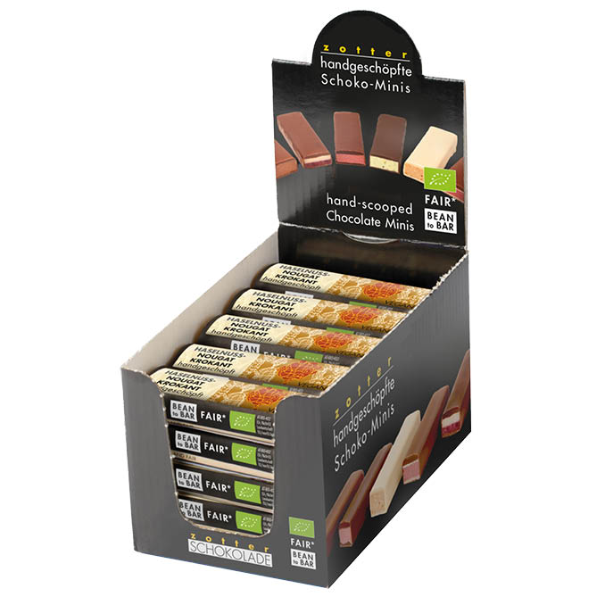 Haselnussnougat Krokant - 25 Stk. Box (500g)