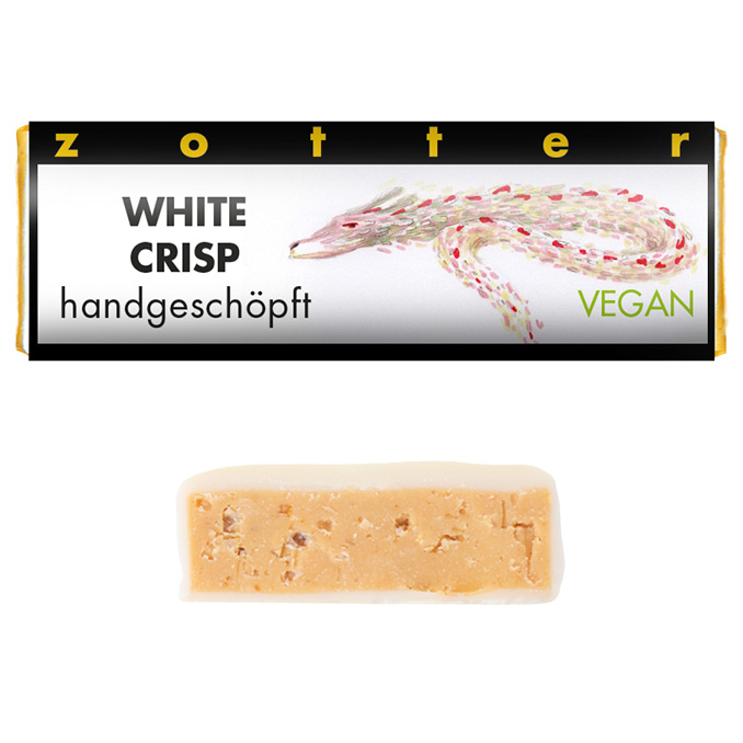 White Crisp handgeschöpfte Schoko-Mini 1