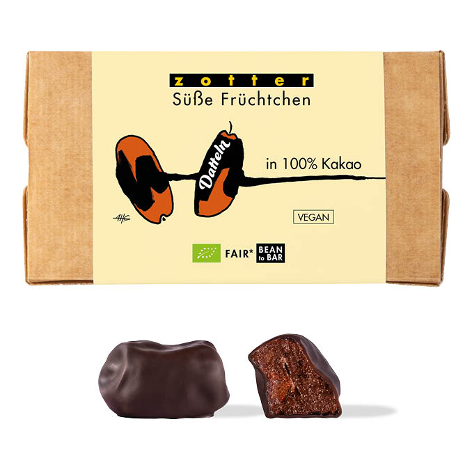 Datteln in 100% Kakao (250g)