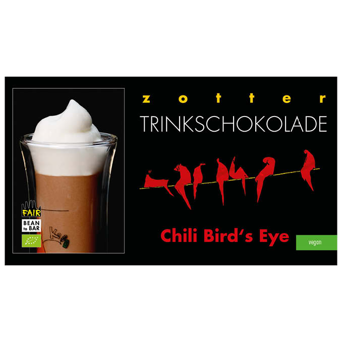 Trinkschokolade Chili Bird´s Eye