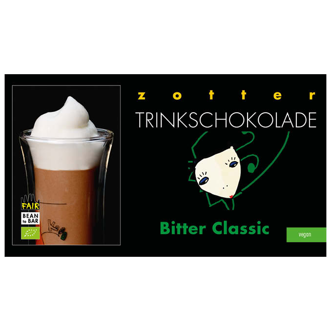 Zotter Trinkschokolade Bitter Classic