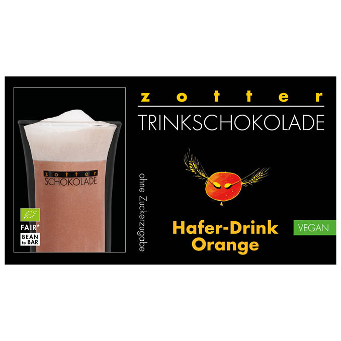 Hafer-Drink Orange, ohne Zuckerzugabe