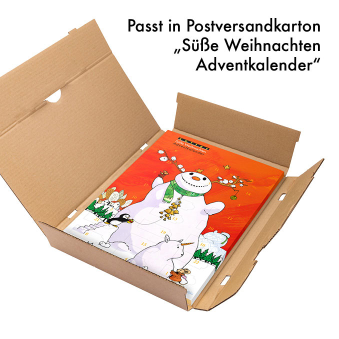 Postversand für Süße Weihnachten Adventkalender
