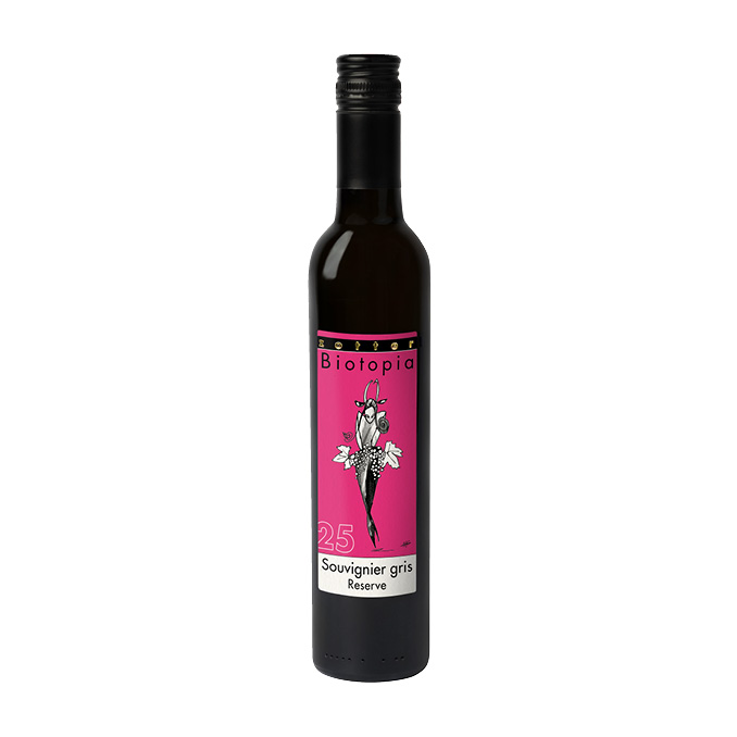 [Translate to English:] Biotopia Souvignier Gris Reserve 2025 (0,375 l)