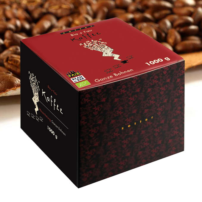 Zotter Organic + Fairtrade Coffee "Whole Bean" 1000g